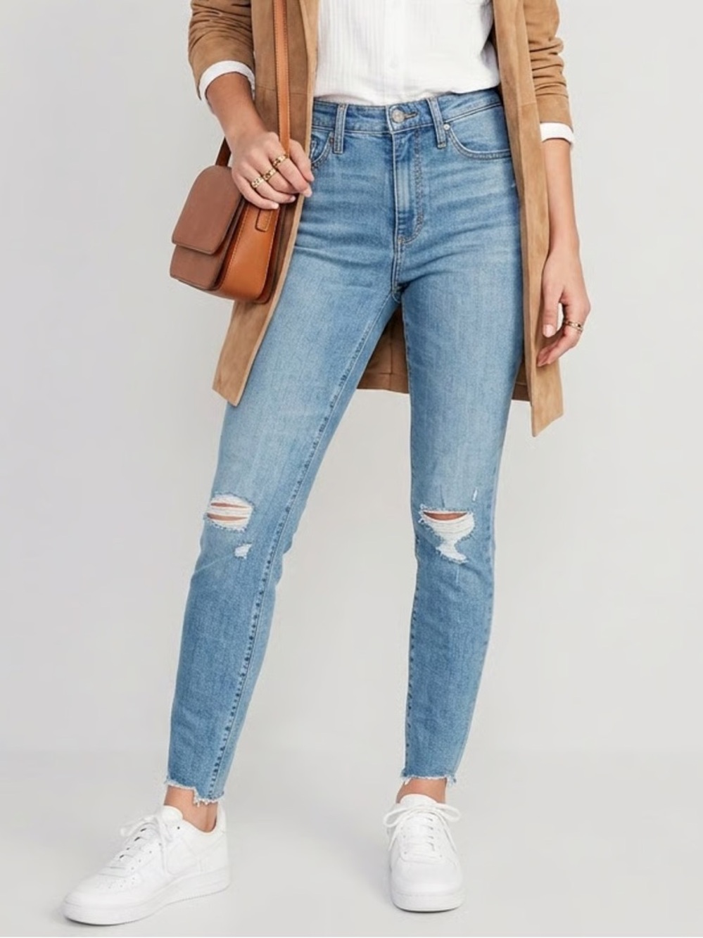 UNIVERSAL THREAD | Blue Distressed High Rise Skinny Jeans Sz 6L
